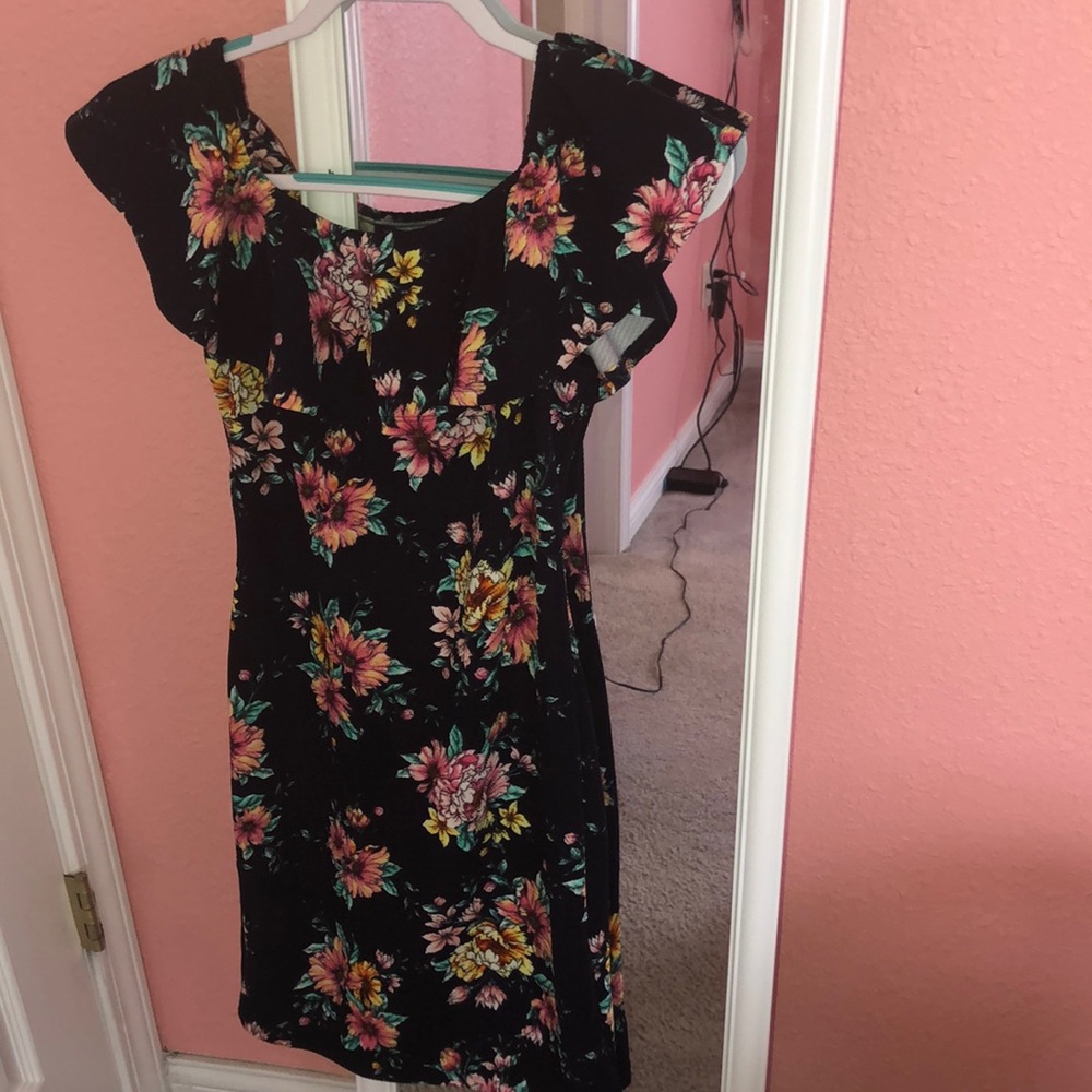 Fitted off the shoulder dress